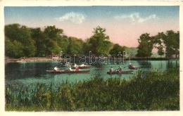 ** T2/T3 Nagyszeben, Sibiu; Erdei Tó, Csónakázók / Lake, Rowboats (EK) - Unclassified