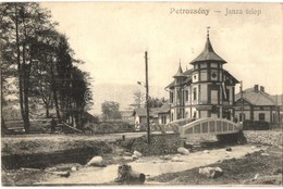 T2/T3 Petrozsény, Petrosani; Janza Telep, Weinberger Bernát, Roth Béla üzletei, Híd / Shops, Bridge (EK) - Unclassified