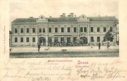 T2 1899 Szászváros, Broos, Orastie; Transsylvania Szálloda, Eisenburger Kávéháza / Hotel And Cafe - Unclassified