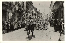 T2 1940 Szatmárnémeti, Satu Mare; Bevonulás, Honvédek / Entry Of The Hungarian Troops - Unclassified