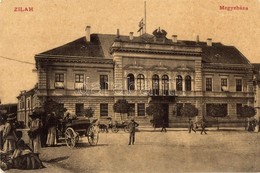 T2/T3 Zilah, Zalau; Megyeháza, Piaci árusok. W. L. (?) 2314. Kiadja Seres Samu / County Hall, Market Vendors - Ohne Zuordnung