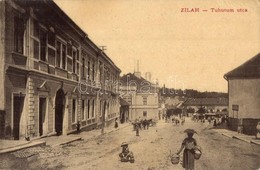 T2 Zilah, Zalau; Tuhutum Utca, üzlet, Piaci árusok. W. L. (?) 2317. Kiadja Seres Samu / Street View, Shops, Market Vendo - Unclassified
