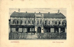 T3 1912 Zsombolya, Hatzfeld, Jimbolia; Deák Ferenc Utca, Fazekas, Hoffmann, Gólya Mihály üzlete. W. L. Bp. 5488. Kiadja  - Unclassified