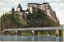 * T2/T3 Árvaváralja, Oravsky Podzámok; Oravsky Zámok / Árva Vára, Híd. Kiadja Adolf Ferenc / Castle, Bridge (Rb) - Non Classificati