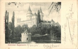 T3 1905 Bajmóc, Bojnice; Gróf Pálffy Kastély, Várkastély. Gubits B. Kiadása Privigyén / Bojnicky Zámok / Castle + Privig - Sin Clasificación