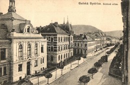 T2 Besztercebánya, Banská Bystrica; Bíróság Utca, Kereskedelmi Iparkamara / Súdova Ulica / Street View, Chamber Of Comme - Non Classés