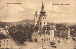 T2/T3 Besztercebánya, Banská Bystrica; Mátyás Tér, Vár Részlet. Kiadja Havelka József / Square, Castle (EK) - Unclassified