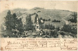 T2/T3 1900 Branyiszkó, Pod Braniskom (Siroka, Siroké); Branyiszkói 1848/49-es Honvéd Emlékszobor Avatási ünnepsége 1898. - Unclassified