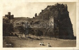 T2/T3 Dévény, Theben A. D. Donau, Devín (Pozsony, Bratislava); Vár Gyerekekkel / Castle With Children. Foto Tatra - Ohne Zuordnung