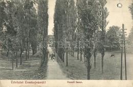 T4 Érsekújvár, Nové Zámky; Vasúti Fasor / Road To The Railway Station  (lyuk / Hole) - Ohne Zuordnung