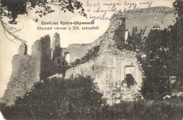 * T4 Gímes, Ghymes, Dymes, Jelenec; Várrom A XIII. Századból / Hrad Dymes / Castle Ruins From The 13th Century (EM) - Unclassified