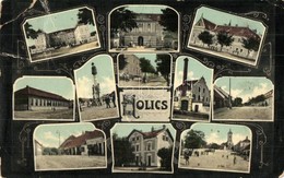 * T3 Holics, Holic; Kastély, Vasútállomás, üzletek, Utcák / Castle, Railway Station, Shops, Streets. Art Nouveau (Rb) - Unclassified