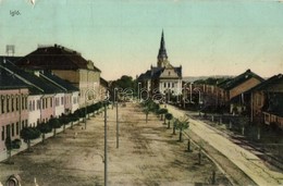 T3 Igló, Zipser Neudorf, Spisská Nová Ves; Tér, Templom / Square, Church (szakadások / Tears) - Ohne Zuordnung