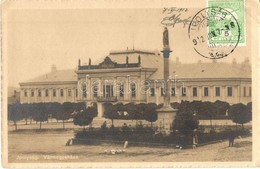 T2/T3 1912 Ipolyság, Sahy; Vármegyeháza, Szűz Mária Szobor. Polgár I. Kiadása / County Hall, Statue Of Virgin Mary. TCV  - Unclassified