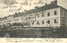 T3/T4 1907 Jolsva, Jelsava; M. Kir. Honvéd Laktanya / Military Barracks (fa) - Ohne Zuordnung