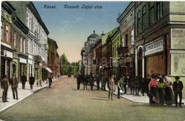 ** T2/T3 Kassa, Kosice; Kossuth Lajos Utca, Heilman Henrik üzlete / Street View, Shops (EK) - Unclassified