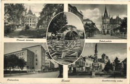 T2 Kassa, Kosice; Nemzeti Színház, Jakab Palota, Szentháromság Szobor, Postapalota / Theatre, Palace, Trinity Statue, Po - Ohne Zuordnung