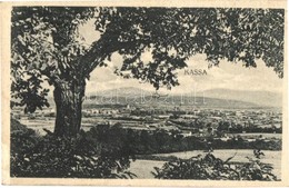 Kassa, Kosice - 2 Db Régi Városképes Lap: Látkép, Fő Posta / 2 Pre-1945 Town-view Postcards: General View, Post Office - Unclassified