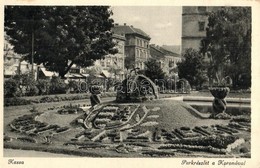 T2 Kassa, Kosice; Park, Korona Virágágyás / Park With Crown Flowerbed - Ohne Zuordnung