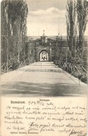 * T2/T3 1904 Komárom, Komárno; Várkapu. Kiadja Spitzer Sándor / Castle Gate (EK) - Ohne Zuordnung