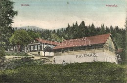 T2/T3 Koritnyica, Korytnica; Kávéház. Komor Testvérek Kiadása / Cafe  (EK) - Ohne Zuordnung