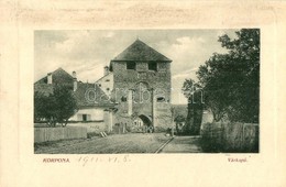 T2/T3 1911 Korpona, Krupina; Várkapu. W. L. Bp. 4767. Kiadja Ruzsinák Antal / Castle Gate (fl) - Ohne Zuordnung