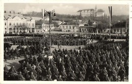 T2 1938 Léva, Levice; Bevonulás, Tábori Mise A Kossuth Téren / Entry Of The Hungarian Troops, Field Mass, 'vissza' So. S - Ohne Zuordnung