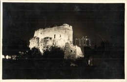T2 1938 Léva, Levice; Levicky Hrad / Vár Este Kivilágítva. Foto Hajdú-Rusznyák / Castle With The Lights On At Night + 19 - Ohne Zuordnung