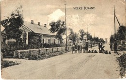 T3 Nagysurány, Surany; Fő Utca, Gyerekek / Hlavna Ulica / Main Street, Children (felületi Sérülés / Surface Damage) - Ohne Zuordnung