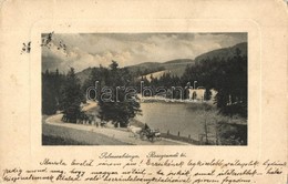 T2/T3 Selmecbánya, Schemnitz, Banská Stiavnica; Rossgrundi Tó. Joerges 1910. / Rozgrundské Jazero / Lake (kopott Sarkak  - Unclassified