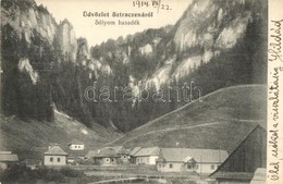 T2 1914 Sztracena, Stratená; Sólyom Hasadék. Kiadja Özv. Mojses Józsefné / Falkengrepp / Sokolia Diera / Mountain Gorge - Unclassified