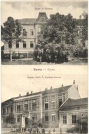 T2 Árpatarló, Ruma; Skola, Sprska Skola / Iskola, Szerb Iskola, Gyerekek, üzlet. Kiadja N. Gjurisic / School, Serbian Sc - Ohne Zuordnung