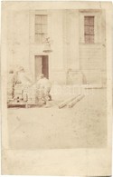 T3 1916 Torontálalmás, Apfeldorf, Jabuka; A Nagy Harang Levétele / Removing The Big Church Bell. Photo (kis Szakadás / S - Ohne Zuordnung
