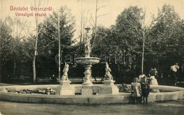 T2/T3 Versec, Werschetz, Vrsac; Városliget, Szökőkút. W.L. 114. / Park With Fountain - Non Classés