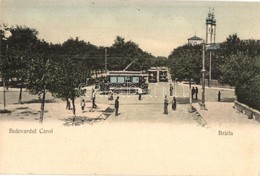 ** T4 Braila, Bulevardul Carol / Street View, Tram. J. Vasluianu (apró Lyuk / Tiny Hole) - Non Classificati