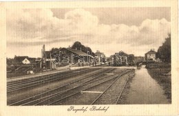 T2/T3 Pragersko, Pragerhof; Bahnhof. Verlag Amalie Kuhrfürst / Railway Station, Locomotive, Train (EK) - Unclassified