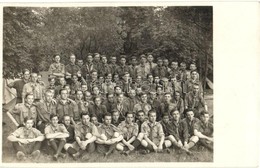 ** T2 1927 Jósvafői Cserkésztábor, Cserkészek Csoportképe / Hungarian Scout Camp, Boy Scouts Group Photo - Unclassified