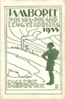 ** T2/T3 1933 Jamboree Polska / Lengyel Cserkész Jamboree Reklámlapja / Polish Scout Jamboree In Zaglebie Dabrowskie, Ar - Unclassified