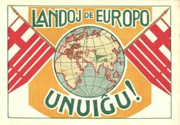 * T2/T3 Landoj De Europo Unuigu! / Európa Országai Egyesüljetek. Kiadja Höfler Frigyes / Unite The Countries Of Europe ( - Unclassified