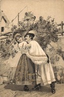 ** T2/T3 Couple, Hungarian Folklore, Litho (EK) - Ohne Zuordnung