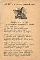 ** T1/T2 Erdély: Ez Az Egy Szavunk Van. Minden A Másé. Mihály László 'Hazavágyom' C. Kötetéből. Kiadja A Székely Egyetem - Ohne Zuordnung