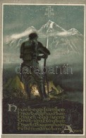 ** T2/T3 Hiszekegy. Kiadja A M. Kir. áll. Térképészet / Hungarian Irredenta Propaganda Art Postcard (EK) - Sin Clasificación