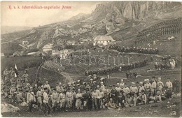 ** T2 Első Világháborús Osztrák-magyar Hadsereg A Hegyekben / WWI K.u.K. Military, Army In The Mountains / K.u.k. österr - Ohne Zuordnung