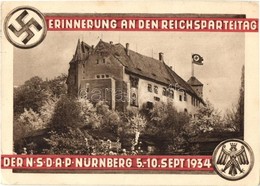 * T2/T3 1934 Erinnerung An Den Reichsparteitag Der NSDAP Nürnberg / NSDAP German Nazi Party Propaganda, Nuremberg Rally, - Non Classés