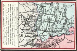 * T2/T3 Map Of The WWI French-German-Swiss Borders, B. Z. Kriegskarte (EB) - Unclassified