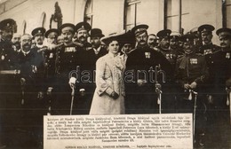 ** T1/T2 Sándor Király Nejével Tisztjei Körében / Alexander I Of Serbia And Queen Draga With Serbian Military Officers - Unclassified