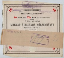 Budapest 1946. 'Magyar Általános Kőszénbánya Részvénytársulat' Részvényelismervénye 10db, Egyenként 200P Névértékű Részv - Non Classés