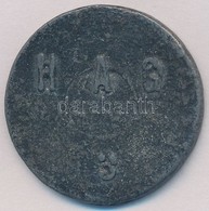 ~1848-1849. 'HAG 3' ólom Híd Bárca (~29mm) T:3 - Unclassified