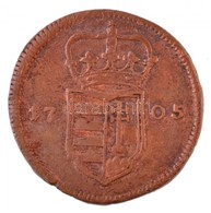 1705. XX Poltura Cu 'II. Rákóczi Ferenc' (17g) T:2- Ph.   Hungary 1705. XX Poltura 'Francis II Rákóczi' (17g) C:VF Edge  - Ohne Zuordnung