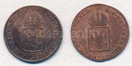 1816B 1/4kr Cu + Ausztria 1816A 1/4kr Cu T:2 - Ohne Zuordnung